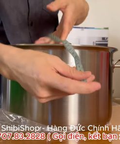 Nồi luộc gà Fissler Original 10L nắp thép nhập khẩu Đức - chi tiết máy 3