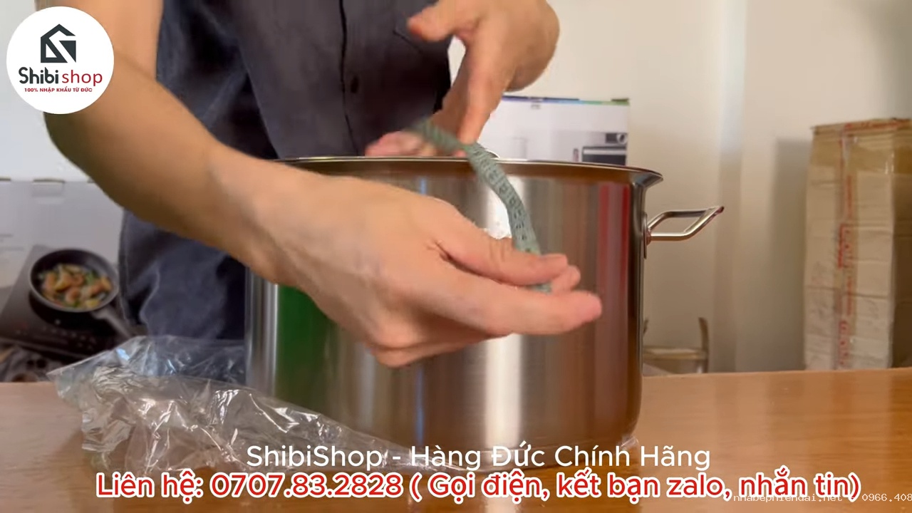 Nồi luộc gà Fissler Original 10L nắp thép nhập khẩu Đức