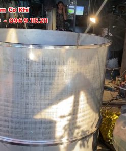 Nồi nấu cám lợn hơn 1 khối dùng nhớt thải - chi tiết máy 3