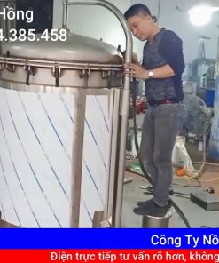 Nồi áp hơi inox dùng nấu dược thảo, nấu cao theo yêu cầu