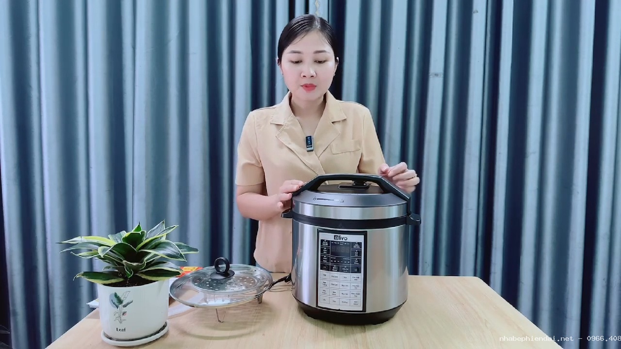 Nồi áp suất Olivo PC60 đa năng 6 lít inox 304