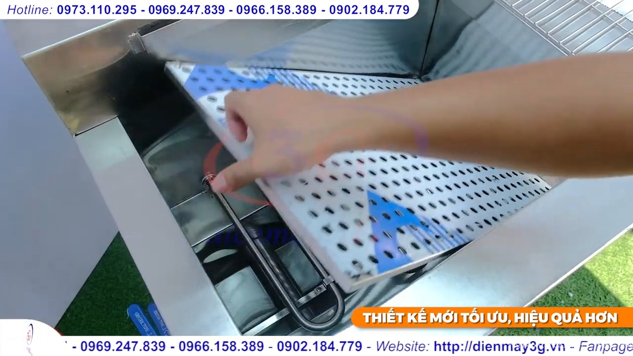 Bếp chiên tách dầu 25L