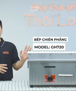 Bếp chiên phẳng GH 720 chuyên dùng cho món áp chảo, món xào nhà hàng