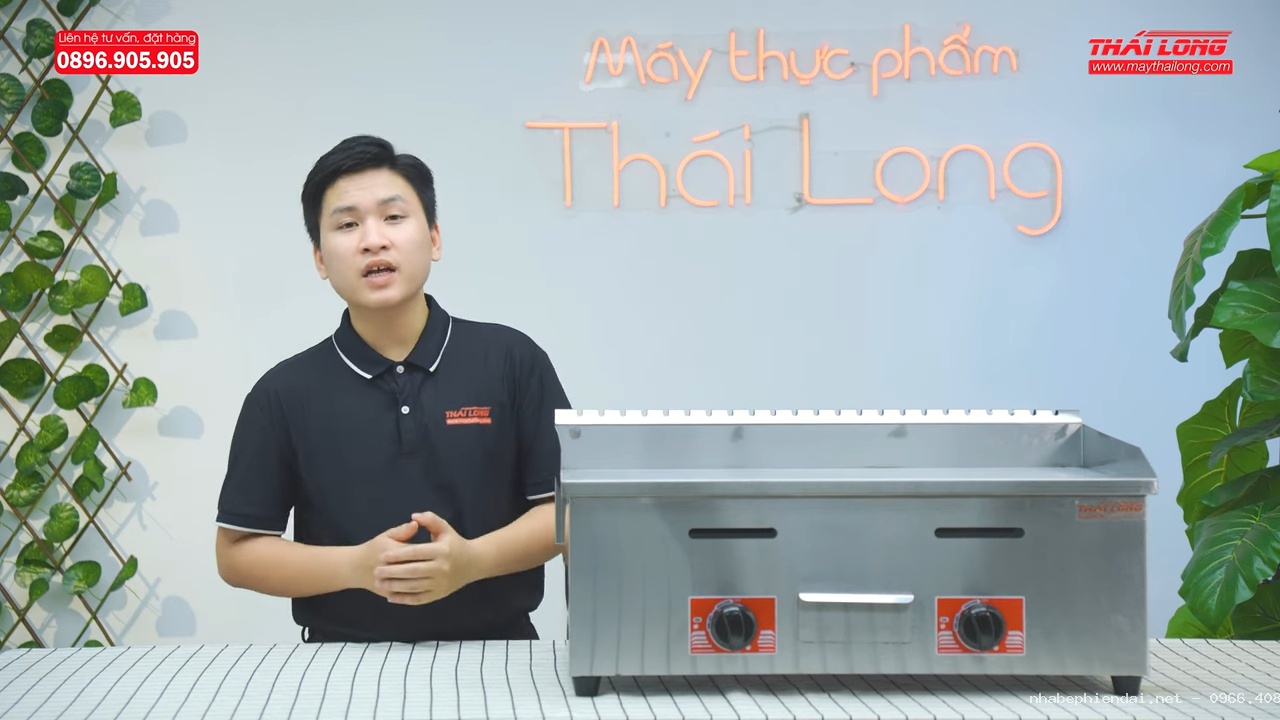Bếp chiên phẳng GH 720 chuyên dùng cho món áp chảo, món xào nhà hàng