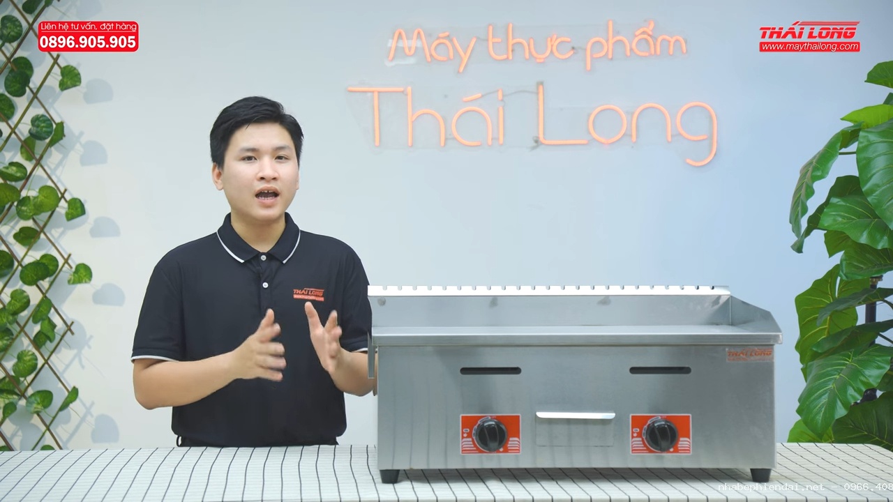 Bếp chiên phẳng GH 720 chuyên dùng cho món áp chảo, món xào nhà hàng