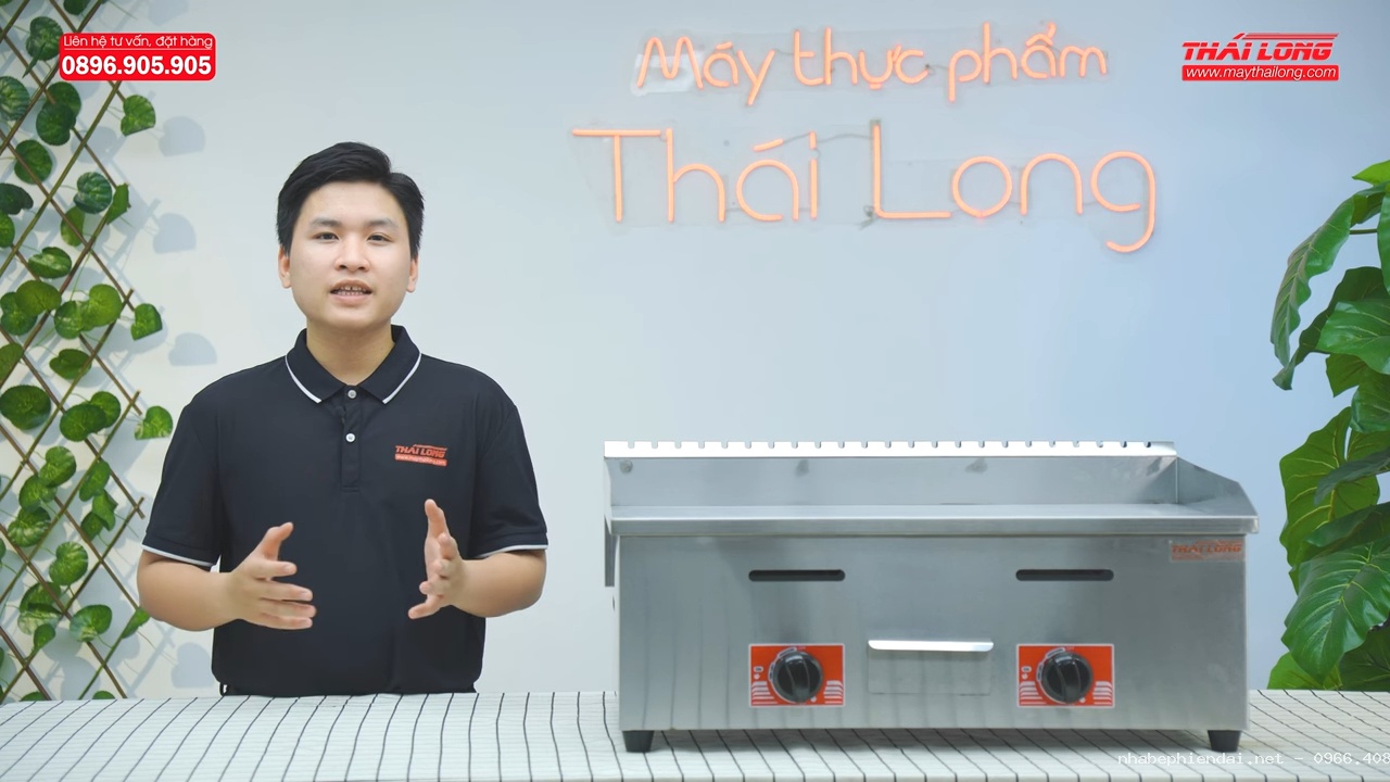 Bếp chiên phẳng GH 720 chuyên dùng cho món áp chảo, món xào nhà hàng