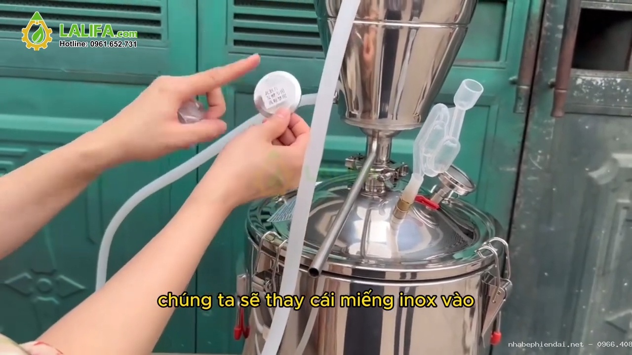 Hướng dẫn lắp đặt nồi chưng cất tinh dầu điện 15L