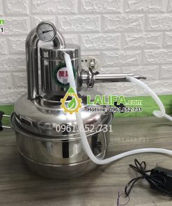 Nồi chưng cất tinh dầu 15 lít mini dùng bếp từ, bếp gas hoặc than củi