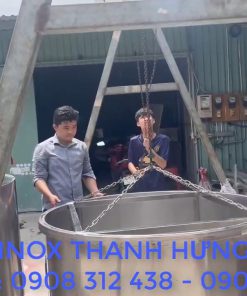 Nồi chưng cất tinh dầu 2000 lít gia công theo yêu cầu - chi tiết máy 5