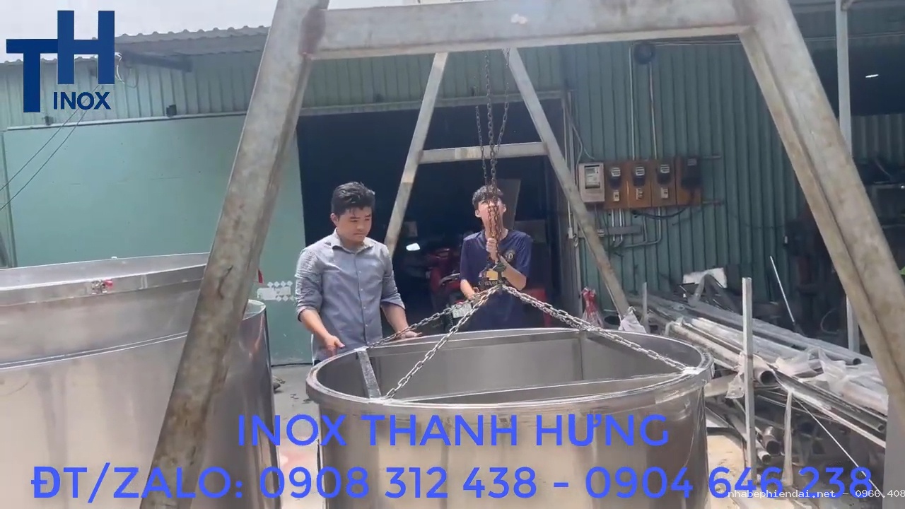 Nồi chưng cất tinh dầu 2000 lít inox 304 gia công theo yêu cầu
