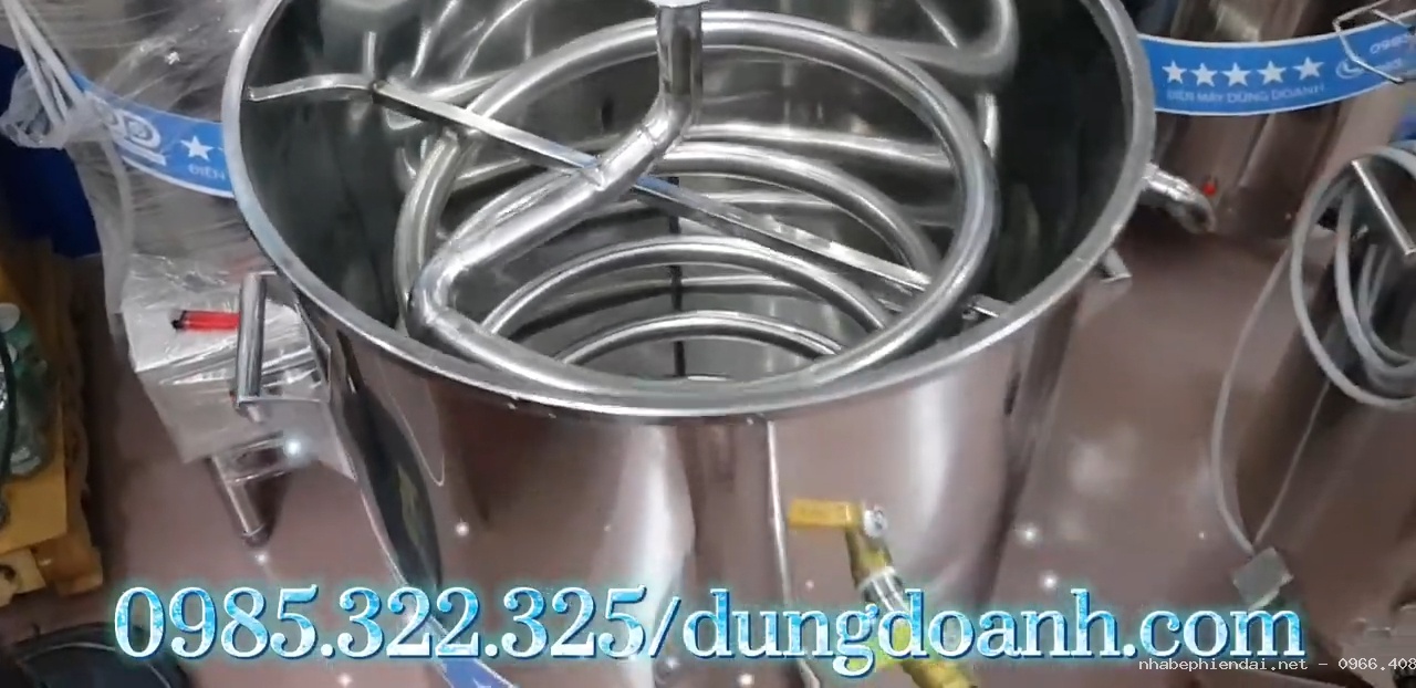 Nồi chưng cất tinh dầu bằng điện 60 lít công nghệ truyền nhiệt bằng dầu