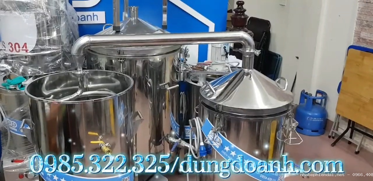 Nồi chưng cất tinh dầu bằng điện 60 lít công nghệ truyền nhiệt bằng dầu