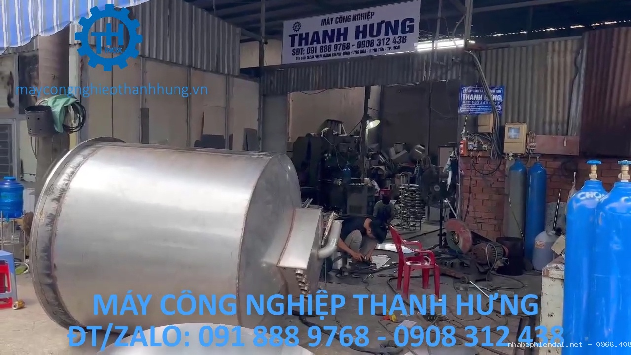 Nồi chưng cất tinh dầu công nghiệp inox 304 dung tích 2.000 lít