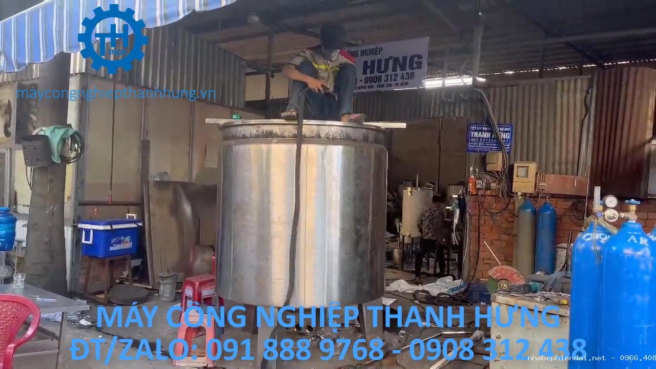 Nồi chưng cất tinh dầu công nghiệp inox 304 dung tích 2.000 lít