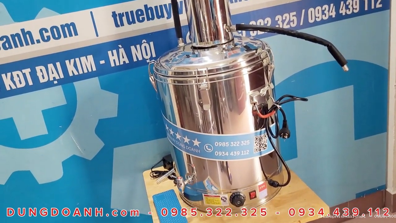Bộ nồi chưng cất tinh dầu bằng điện 50 lít