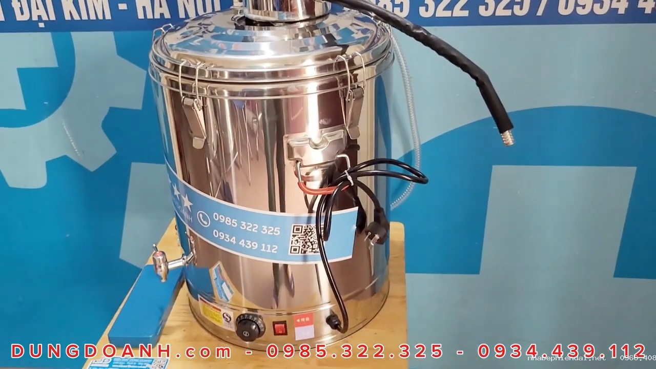 Bộ nồi chưng cất tinh dầu bằng điện 50 lít