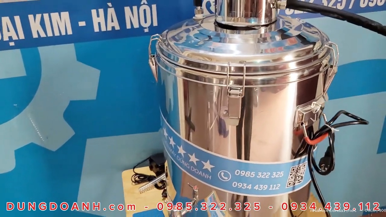 Bộ nồi chưng cất tinh dầu bằng điện 50 lít