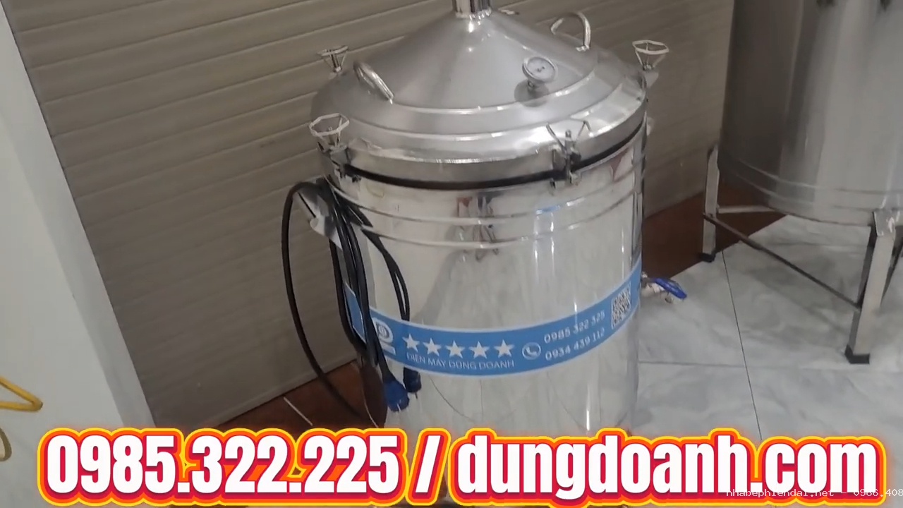 Bộ nồi chưng cất tinh dầu bằng điện 80 lít