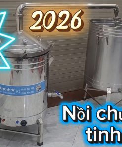 Bộ nồi chưng cất tinh dầu bằng điện 80 lít