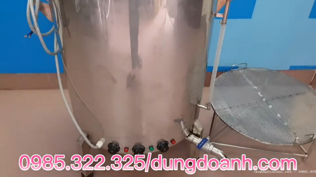 Nồi luộc và hấp giò chả đa năng 200 lít
