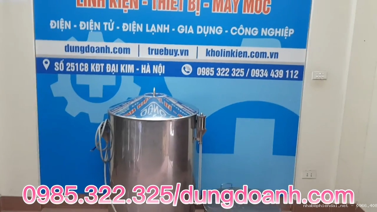 Nồi luộc và hấp giò chả đa năng 200 lít
