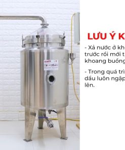 Nồi chưng cất tinh dầu 100 lít NSCC VD100L - chi tiết máy 7