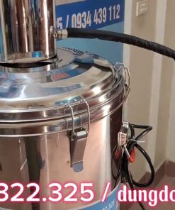 Nồi trưng cất tinh dầu 50 lít thiết kế mới - chi tiết máy 8