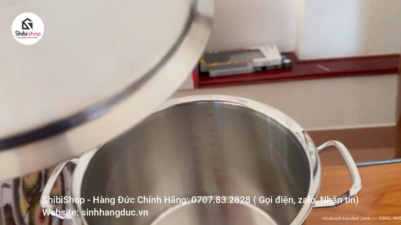 Nồi luộc gà Fissler Đức 14 lít Size 28cm phiên bản Pro cao cấp