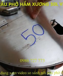 Nồi nấu phở Senko Max 30 lít và 50 lít hầm xương theo yêu cầu - chi tiết máy 7