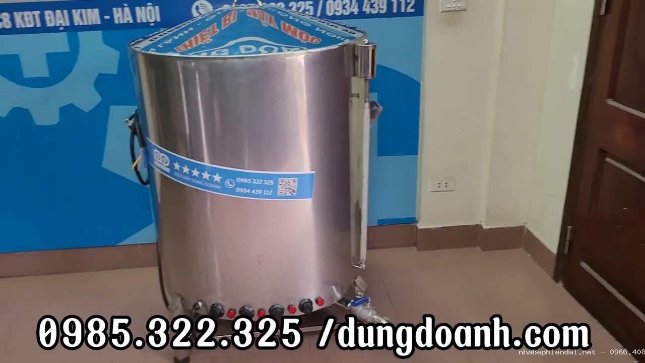 Bộ nồi luộc và hấp giò đa chức năng 450 lít inox 304