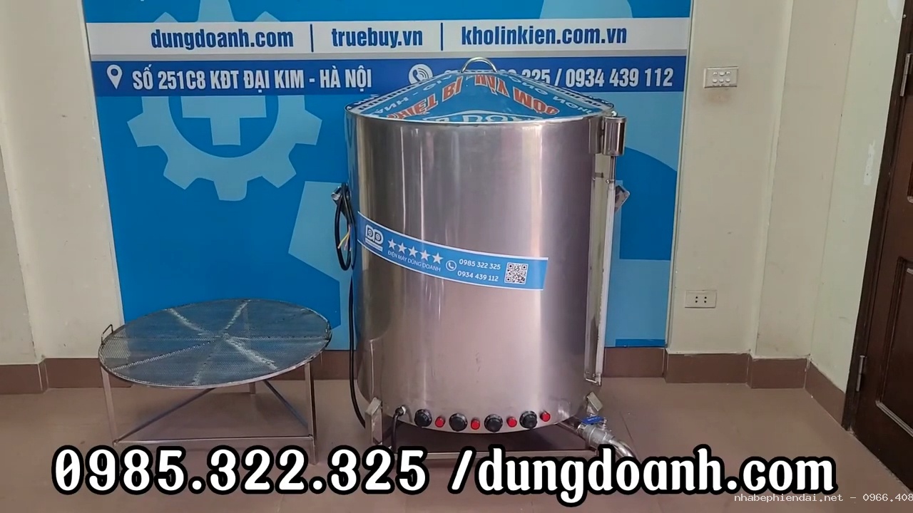 Bộ nồi luộc và hấp giò đa chức năng 450 lít inox 304