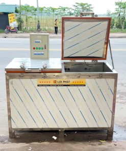 Nồi luộc bánh chưng áp suất 700 lít inox 304 2 cánh