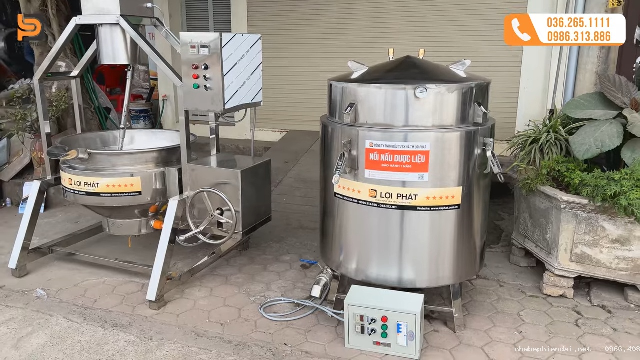 Bộ nồi nấu dược liệu và cô cao dược liệu