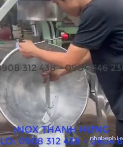 Chảo xào nhân máy xên nhân tự động 50 lít - chi tiết máy 2