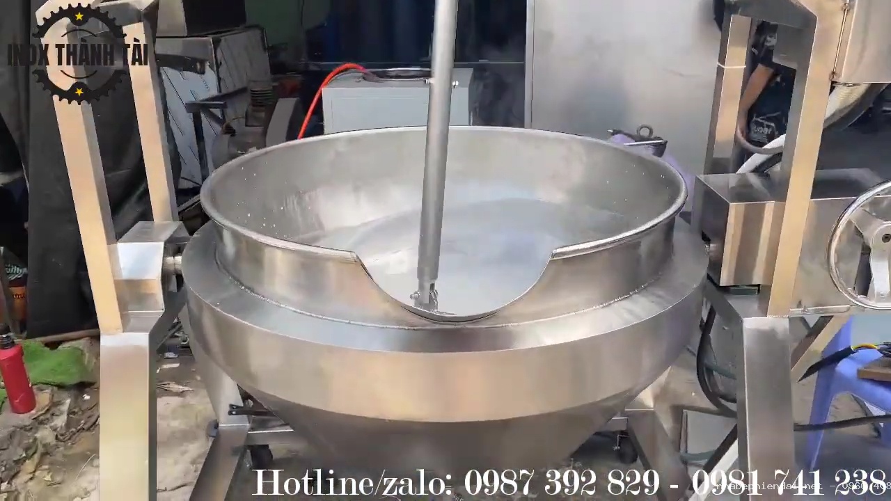 Chảo xào nhân công nghiệp 100 lít inox