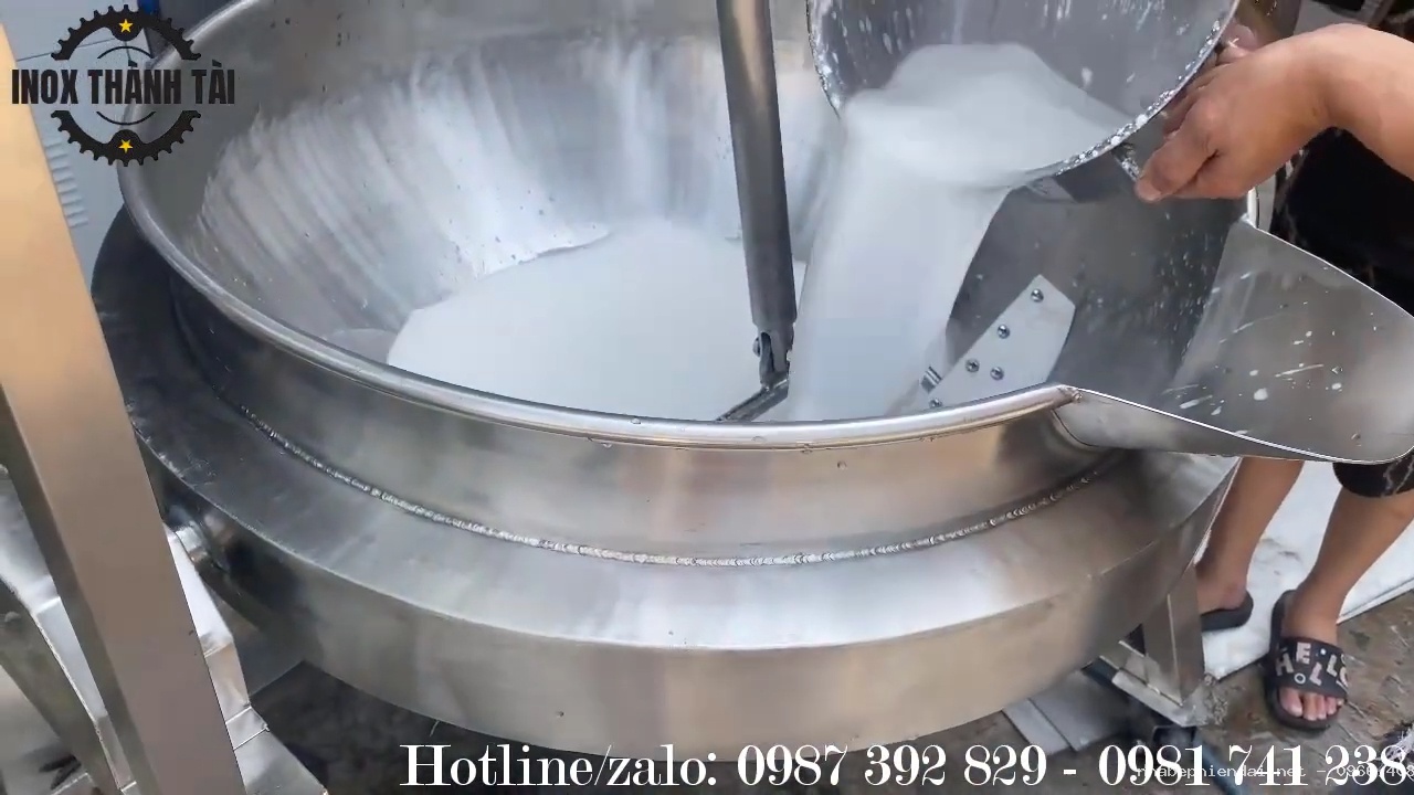 Chảo xào nhân công nghiệp 100 lít inox