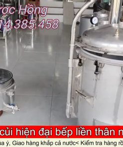 Nồi nấu cao đun củi bếp liền thân và nồi cô cao áp suất - chi tiết máy 3