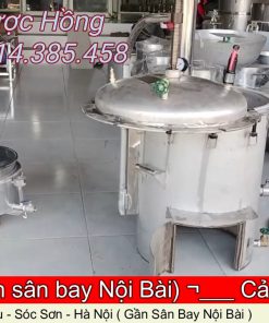 Nồi nấu cao đun củi bếp liền thân và nồi cô cao áp suất - chi tiết máy 2