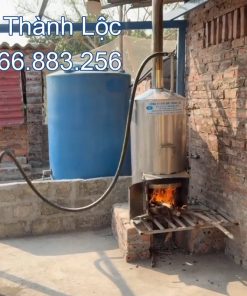 Nồi sục cám đun củi 160L dùng sục cám lợn và sục nấu đậu phụ - chi tiết máy 2