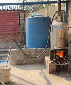 Nồi sục cám đun củi 160L dùng sục cám lợn và sục nấu đậu phụ