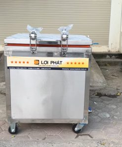 Nồi luộc bánh chưng bằng áp suất 200 lít inox 304 thiết kế mới