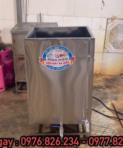 Nồi luộc giò chả, luộc bánh chưng hình vuông 3 lớp - chi tiết máy 3