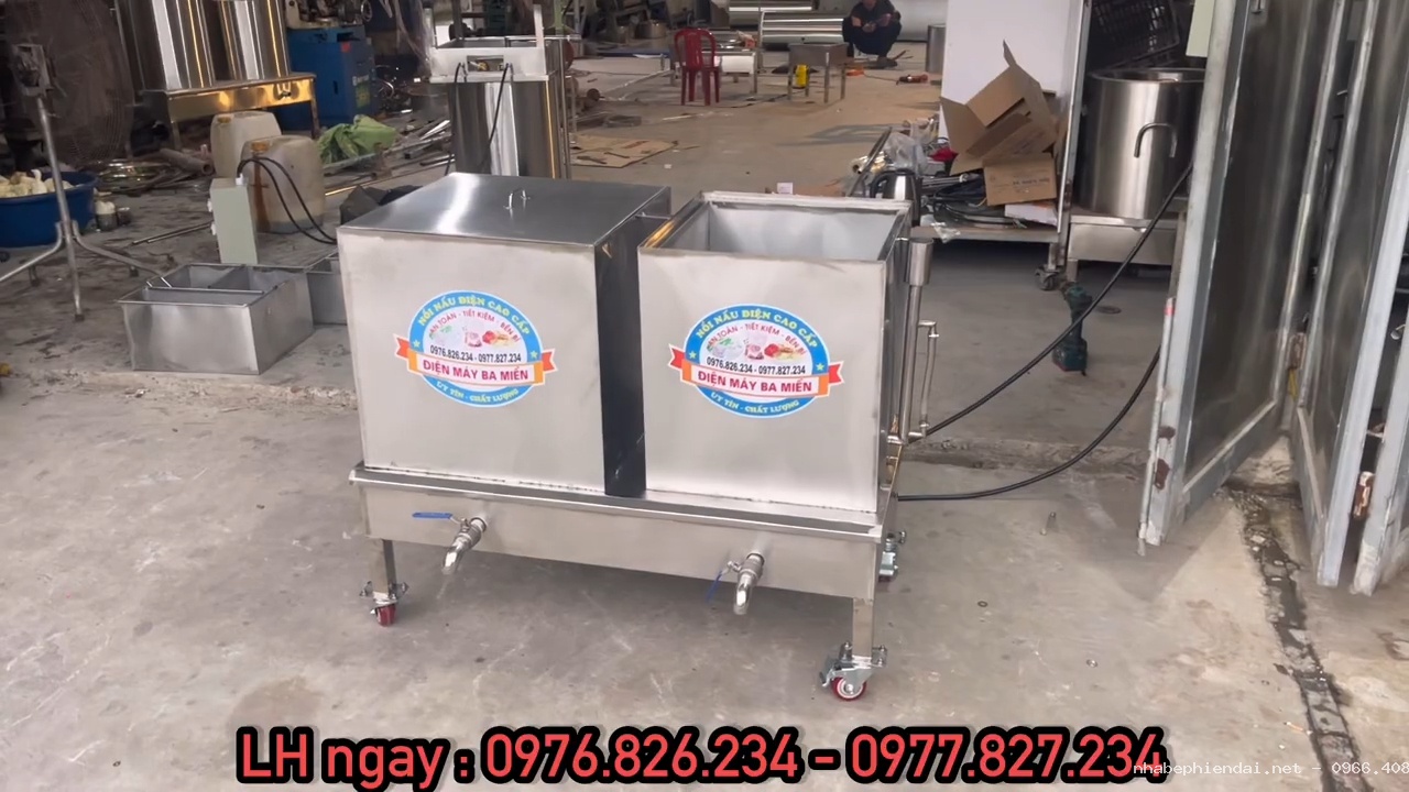 Nồi nấu đa năng công nghiệp inox 304 luộc gà, luộc vịt, luộc bánh chưng