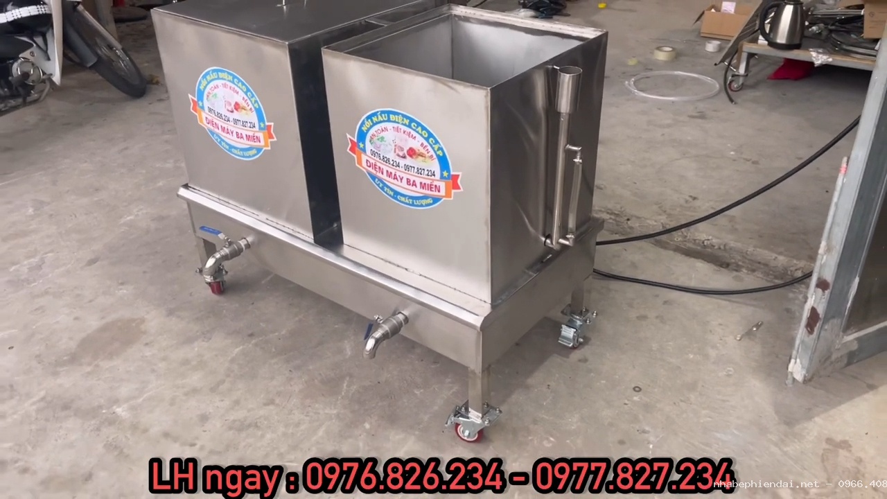 Nồi nấu đa năng công nghiệp inox 304 luộc gà, luộc vịt, luộc bánh chưng