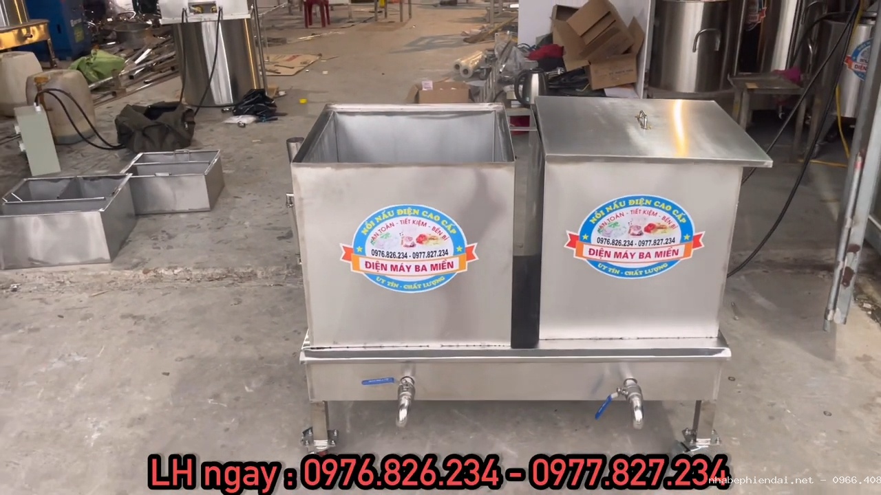 Nồi nấu đa năng công nghiệp inox 304 luộc gà, luộc vịt, luộc bánh chưng