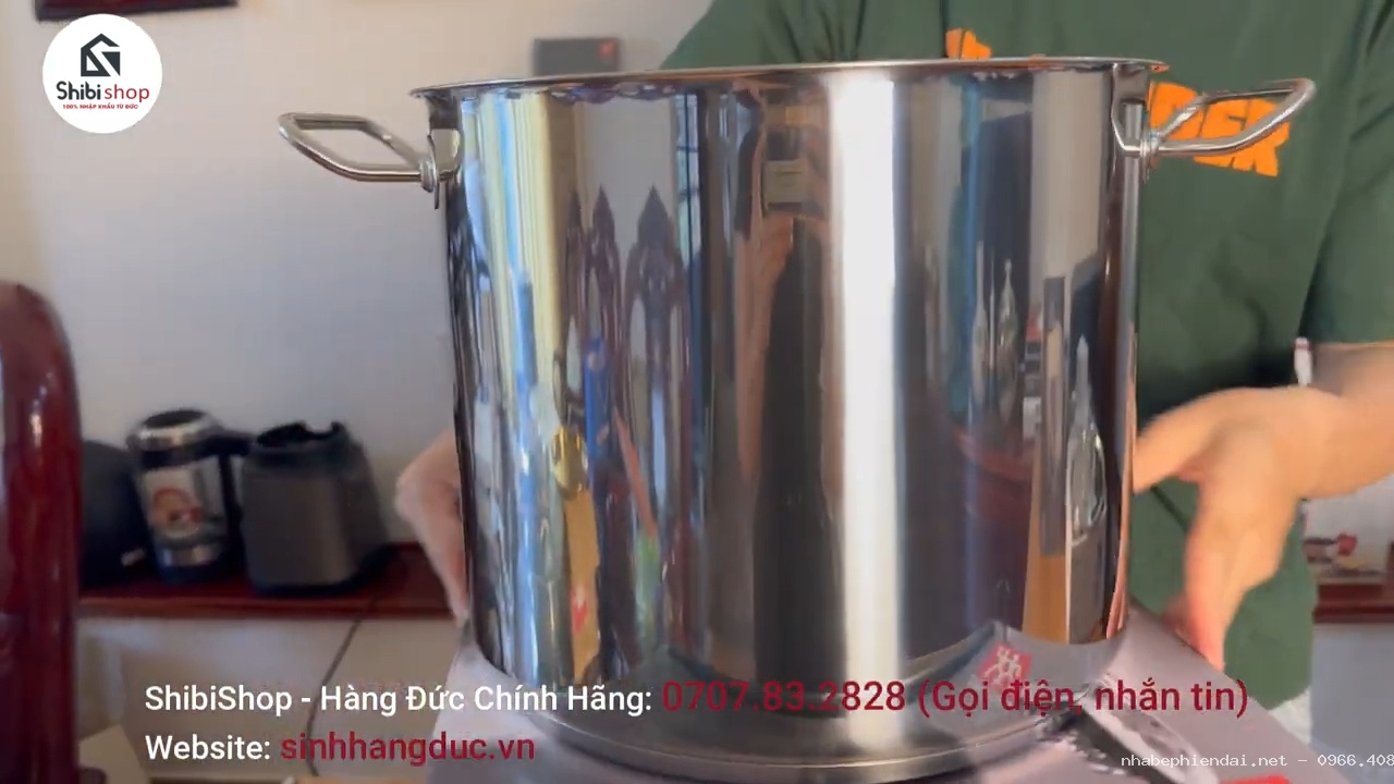 Nồi luộc gà Zwilling Đức dung tích 14 lít chính hãng