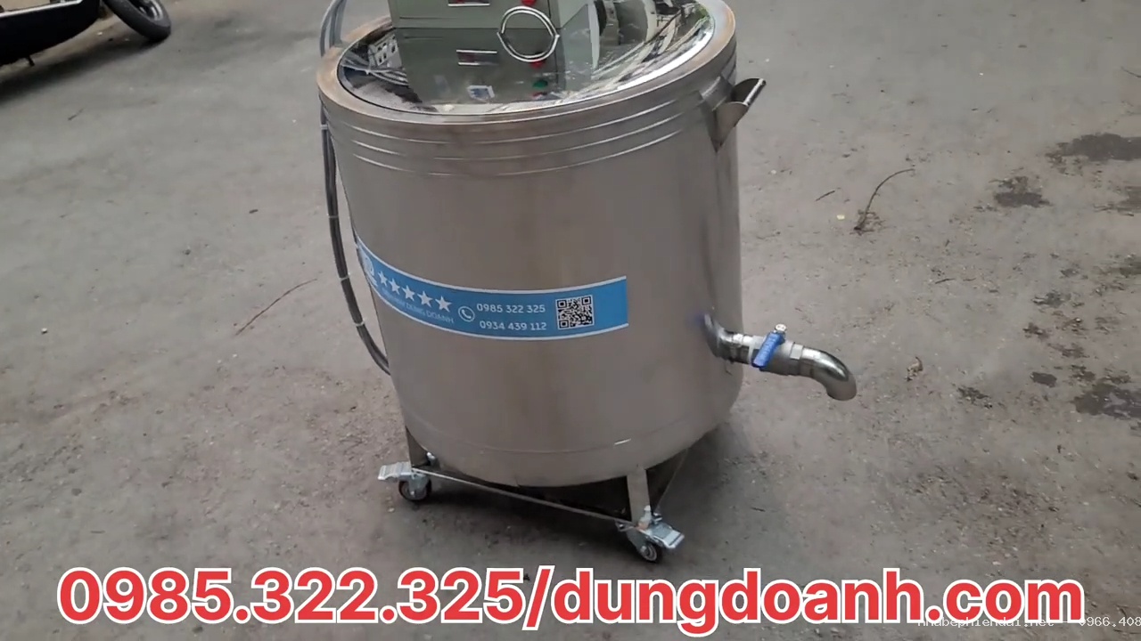 Nồi nấu cám bò heo điện 200L