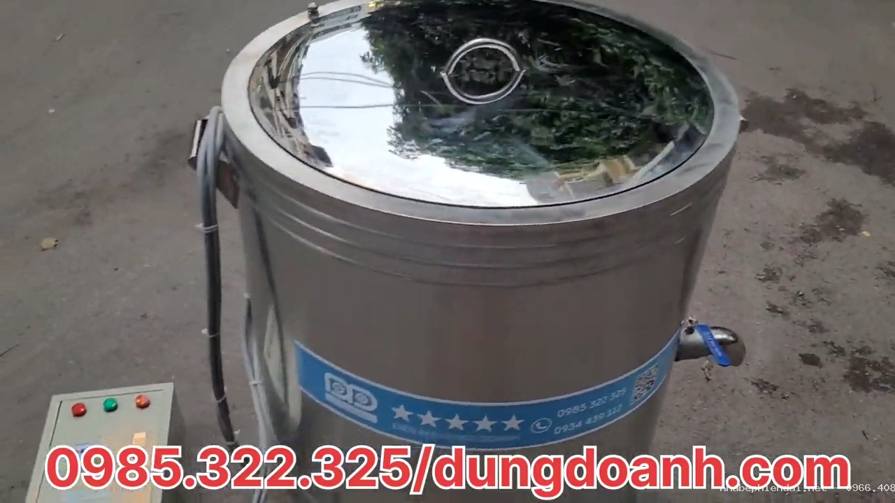 Nồi nấu cám bò heo điện 200L