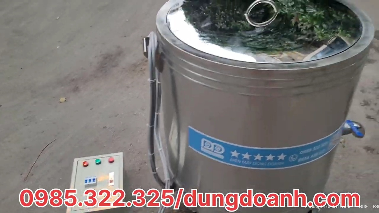 Nồi nấu cám bò heo điện 200L