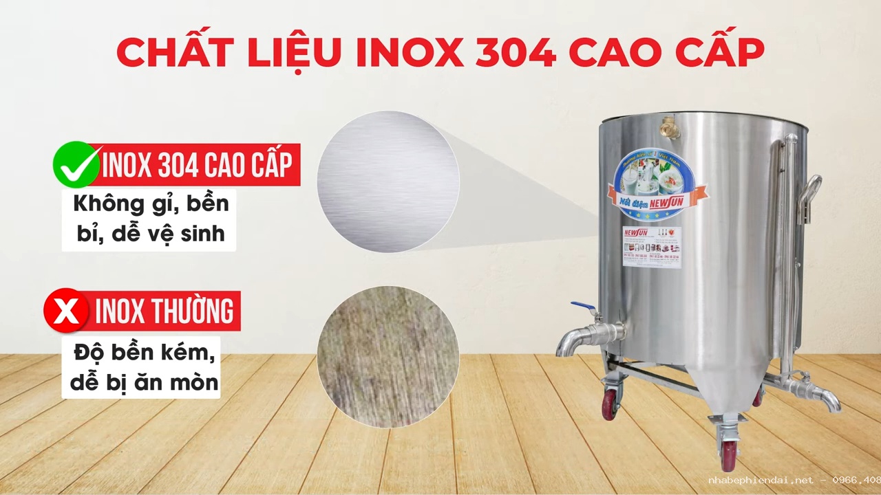 Nồi nấu đậu phụ bằng điện 50 lít